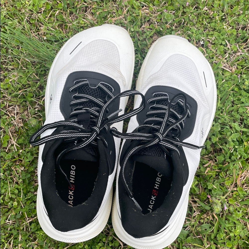 JACKSHIBO Slip in Men Hands Free Shoes Wide Toe Box Slip On Athletic Sneakers - Picture 4 of 8